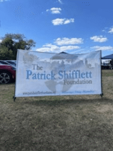 Cornhole Tournament 2025 Patrick Shifflett Foundation Banner