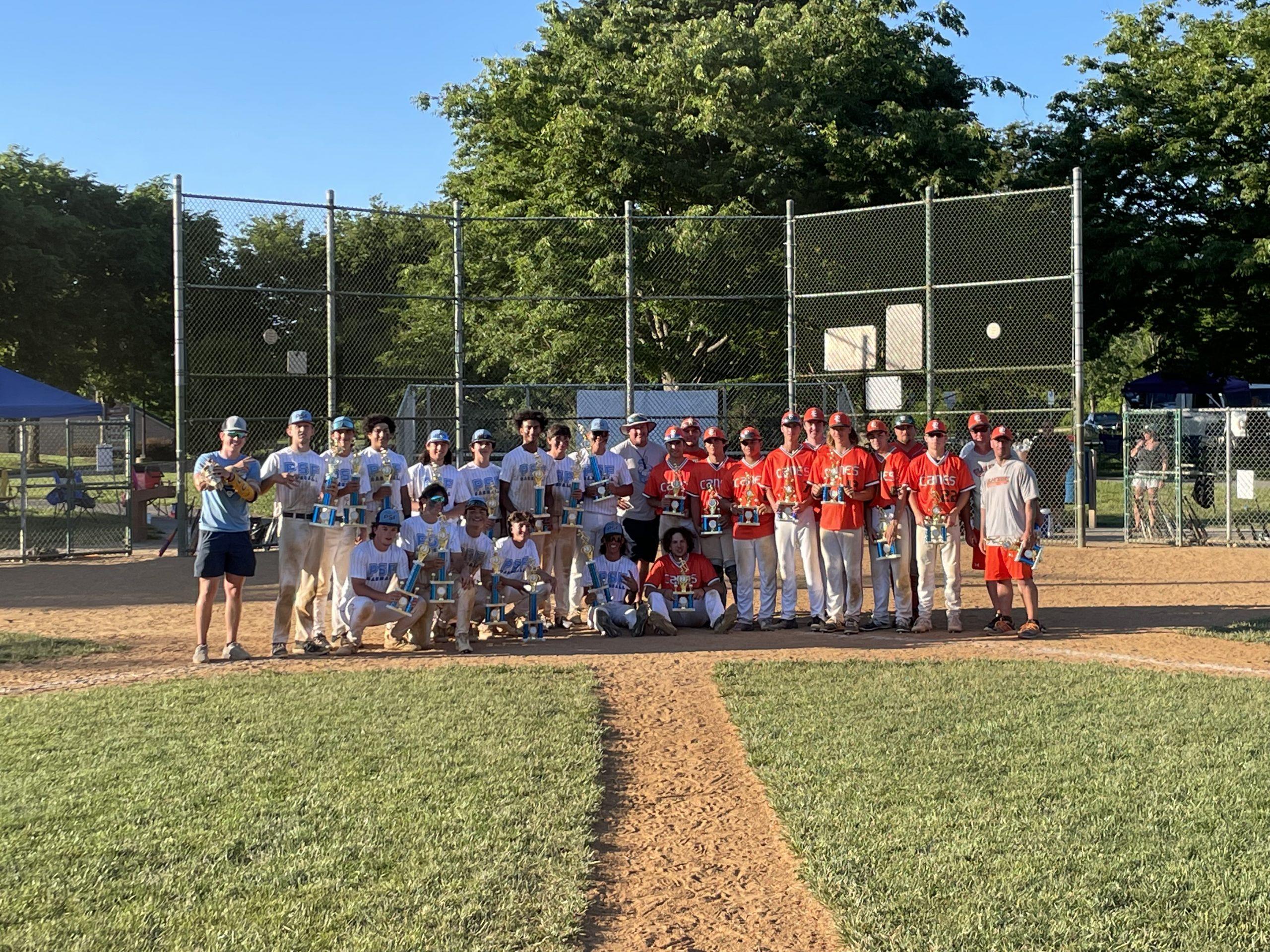 18U Champion: PSF Baseball Runner Up: Elkridge Hurricanes