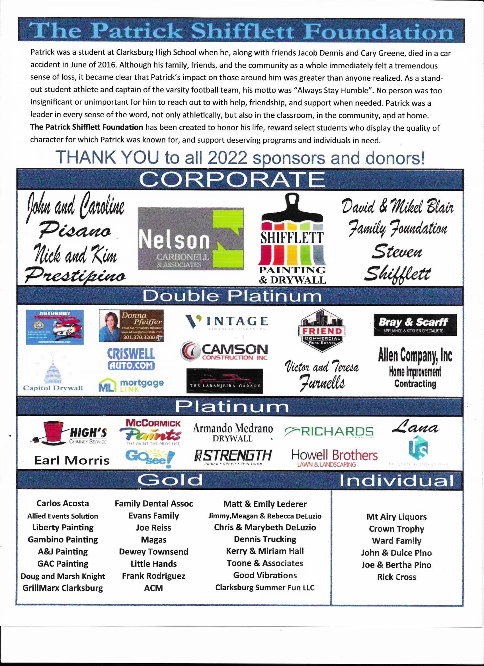PSF Golf Sponsors 2022-1