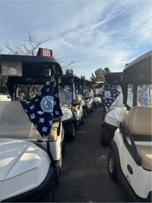 PSF 2026 Golf Tournament Golf Carts with Towels